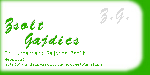 zsolt gajdics business card